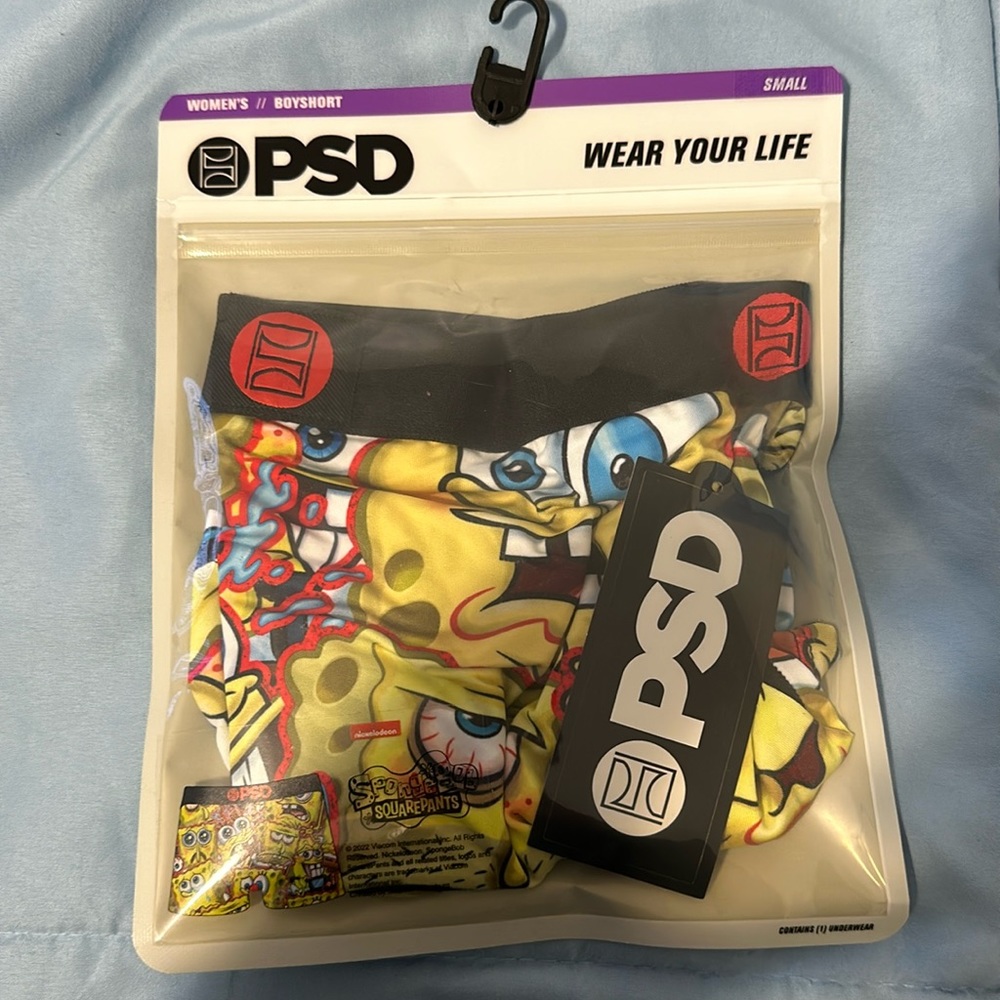 PSD SpongeBob SquarePants Boyshort